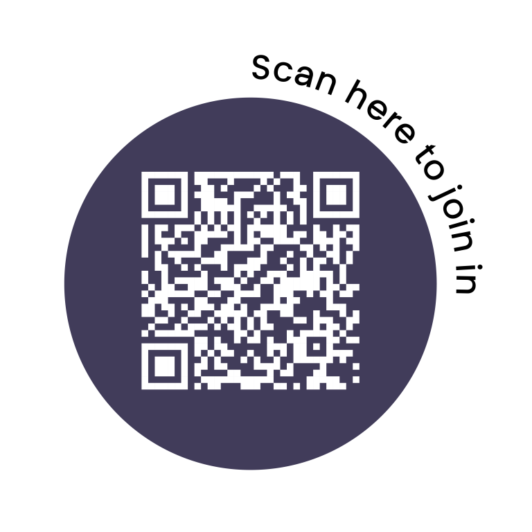 QR code for announcements channel